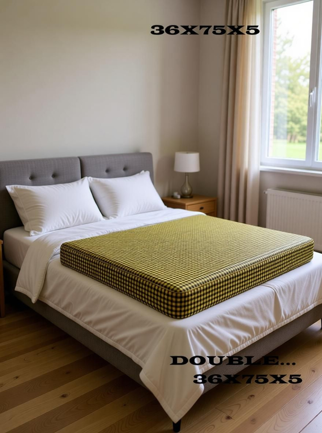 Image of HAMTEX Double Size Zippered Cotton Mattress Cover