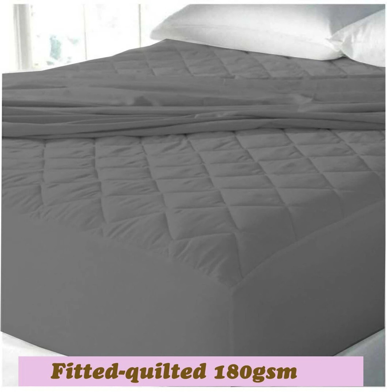 Image of CRAZY WORLD Single Size Fitted Nylon, Polyster Breathable, Stretchable, Waterproof Mattress Cover