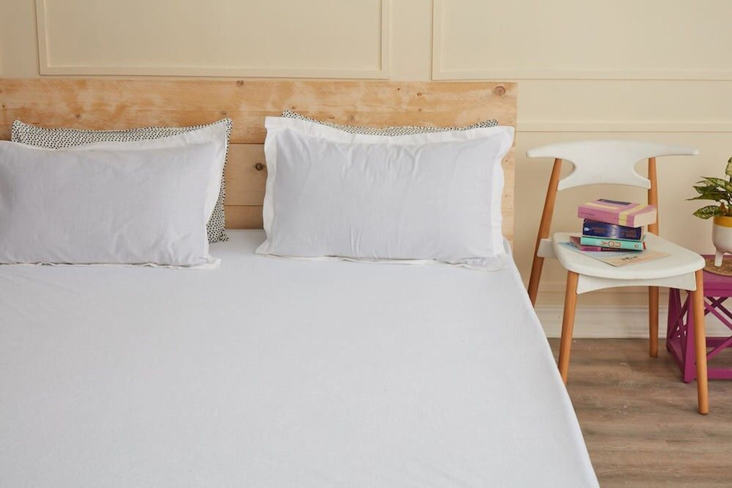Image of Wakefit Single Size Elastic Strap Terry Cotton Waterproof, Stretchable, Breathable Mattress Cover
