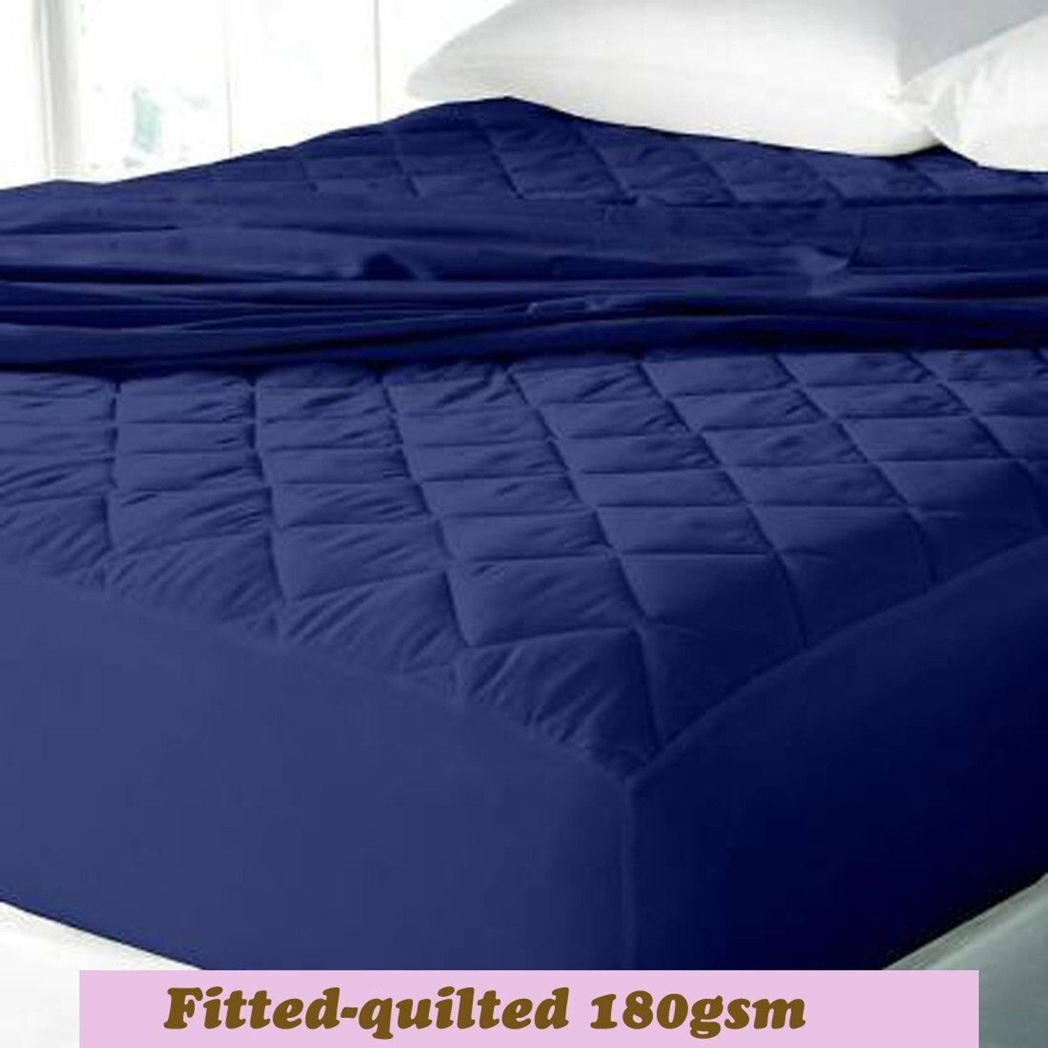 Image of CRAZY WORLD Double, Queen Size Fitted Nylon, Polyster Breathable, Stretchable, Waterproof Mattress Cover