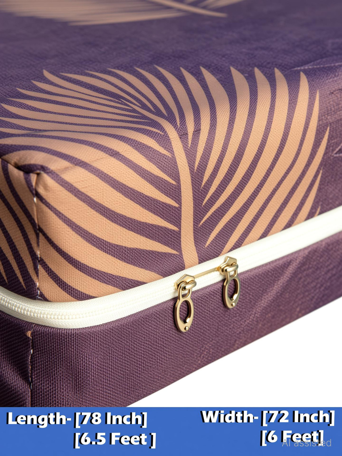 Image of wellfit King Size Zippered Cotton Breathable Mattress Cover
