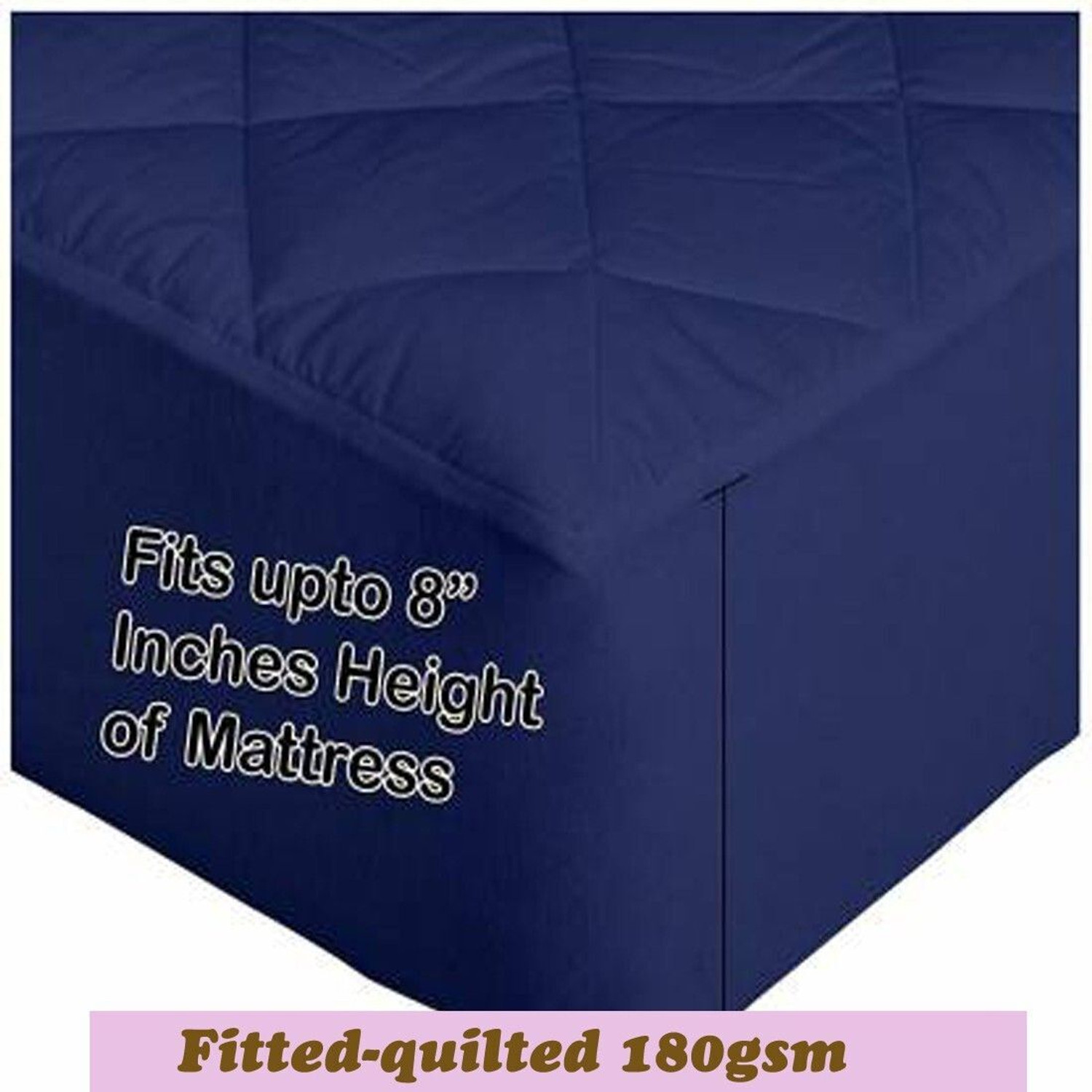 Image of CRAZY WORLD Double, Queen Size Fitted Nylon, Polyster Breathable, Stretchable, Waterproof Mattress Cover