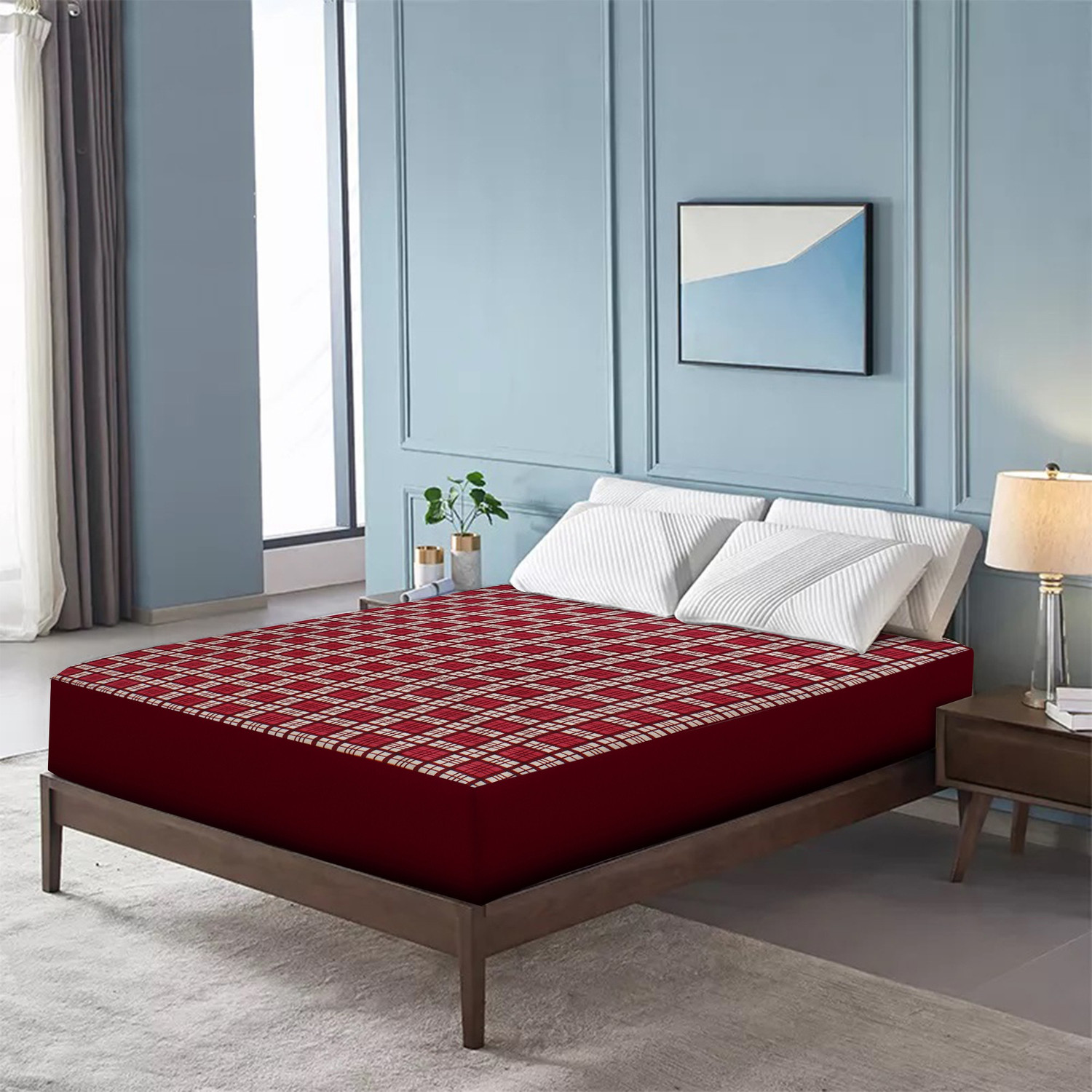 Image of Dream Care Single Size Fitted Terry Cotton Stretchable, Waterproof Mattress Cover