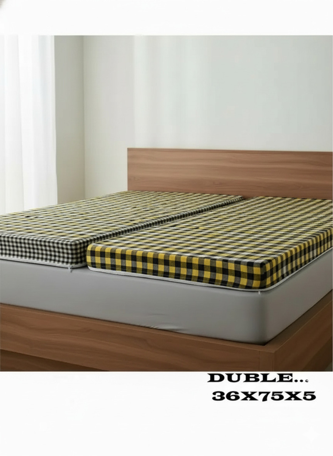 Image of HAMTEX Double Size Zippered Cotton Mattress Cover