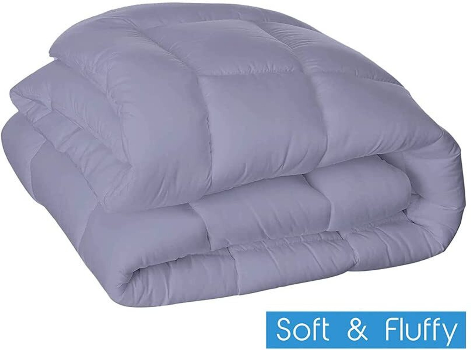 Image of Manavlivings 2 inch (5.08 cm) King Size Microfibre Breathable Mattress Topper