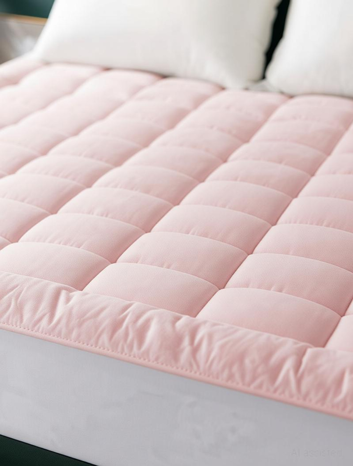 Image of Jaipurlinen 3 inch (7.62 cm) King Size Microfibre Breathable Mattress Topper