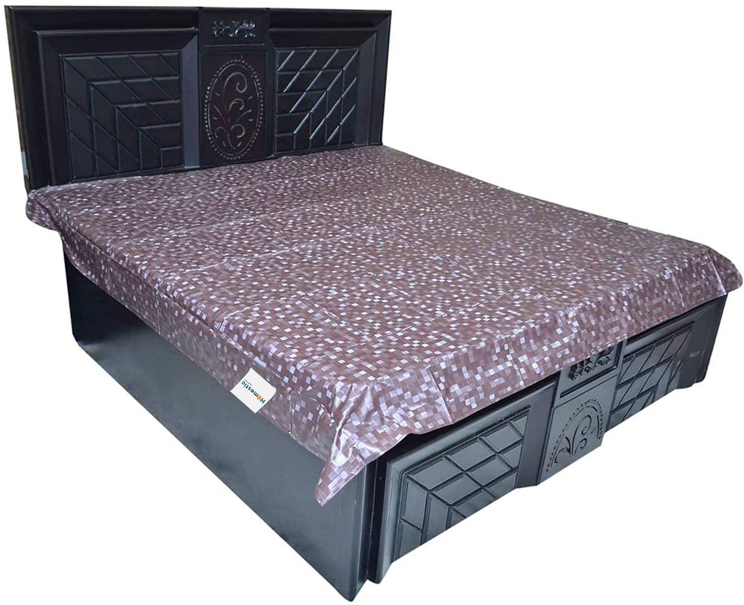 HOMESTIC Double Size Fitted Polyster Mattress Cover