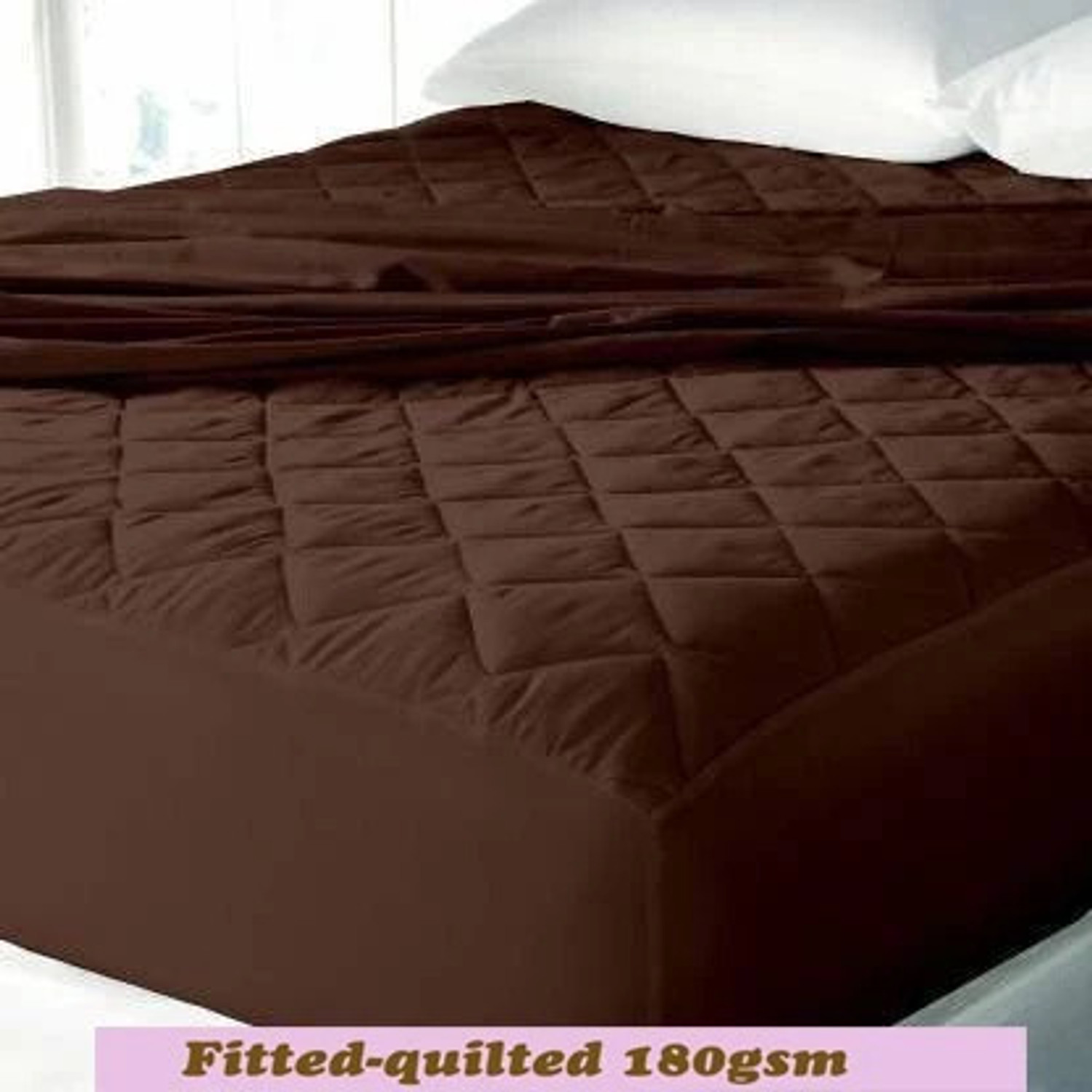 Image of CRAZY WORLD Single Size Fitted Nylon, Polyster Breathable, Stretchable, Waterproof Mattress Cover