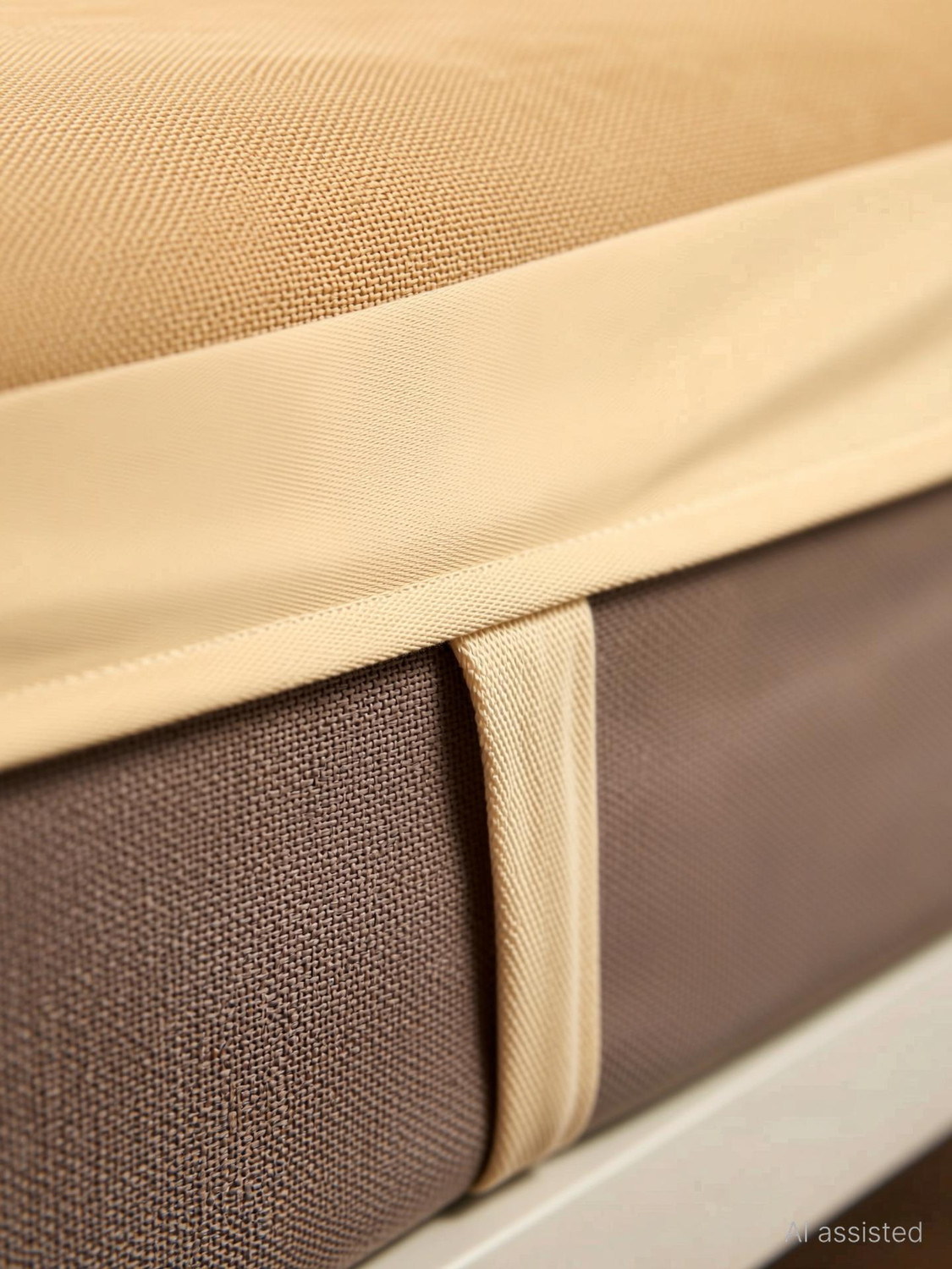 Image of Wakefit Queen Size Elastic Strap Polyster Waterproof, Stretchable, Breathable Mattress Cover