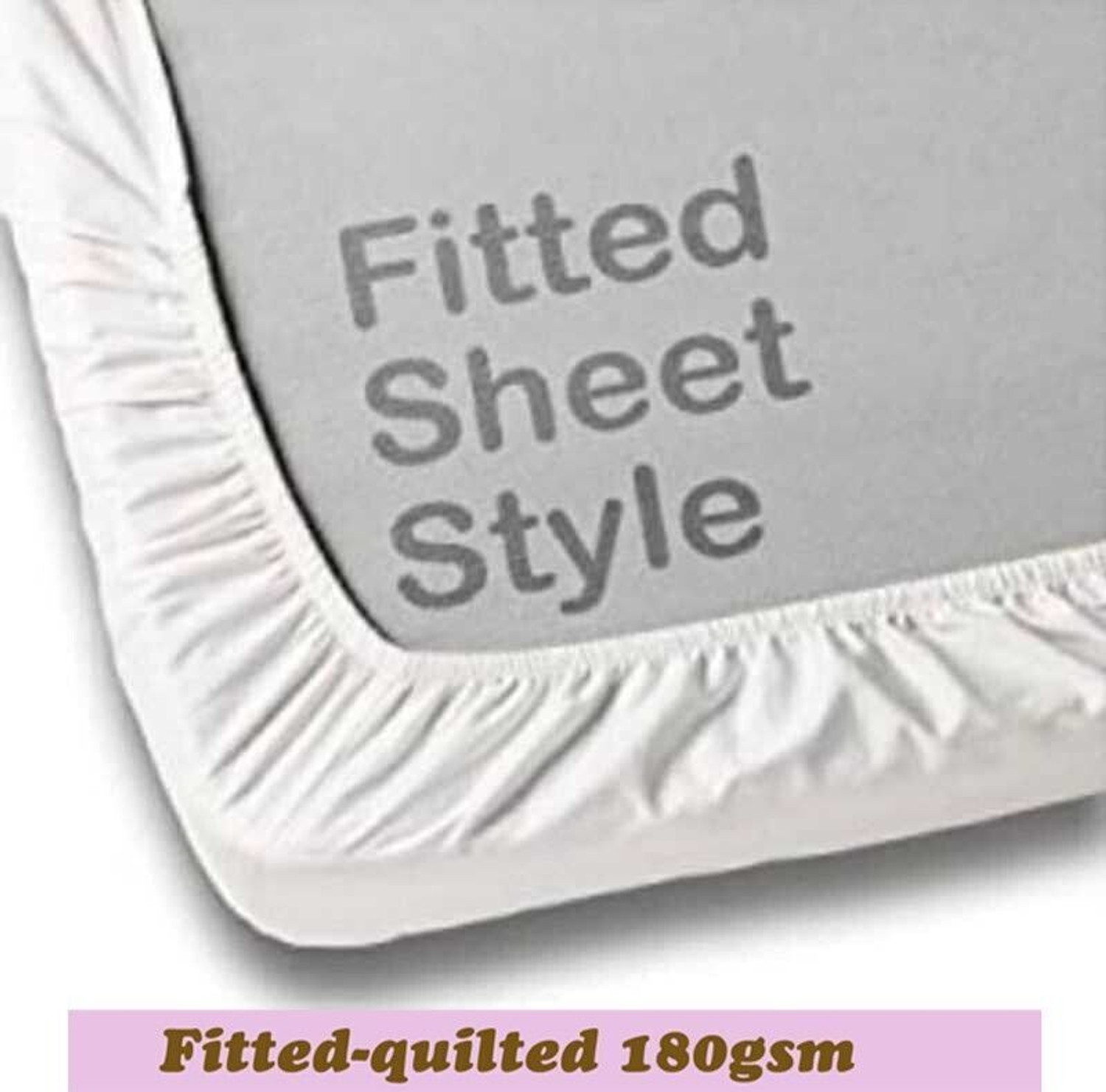 Image of CRAZY WORLD Single Size Fitted Nylon, Polyster Breathable, Stretchable, Waterproof Mattress Cover