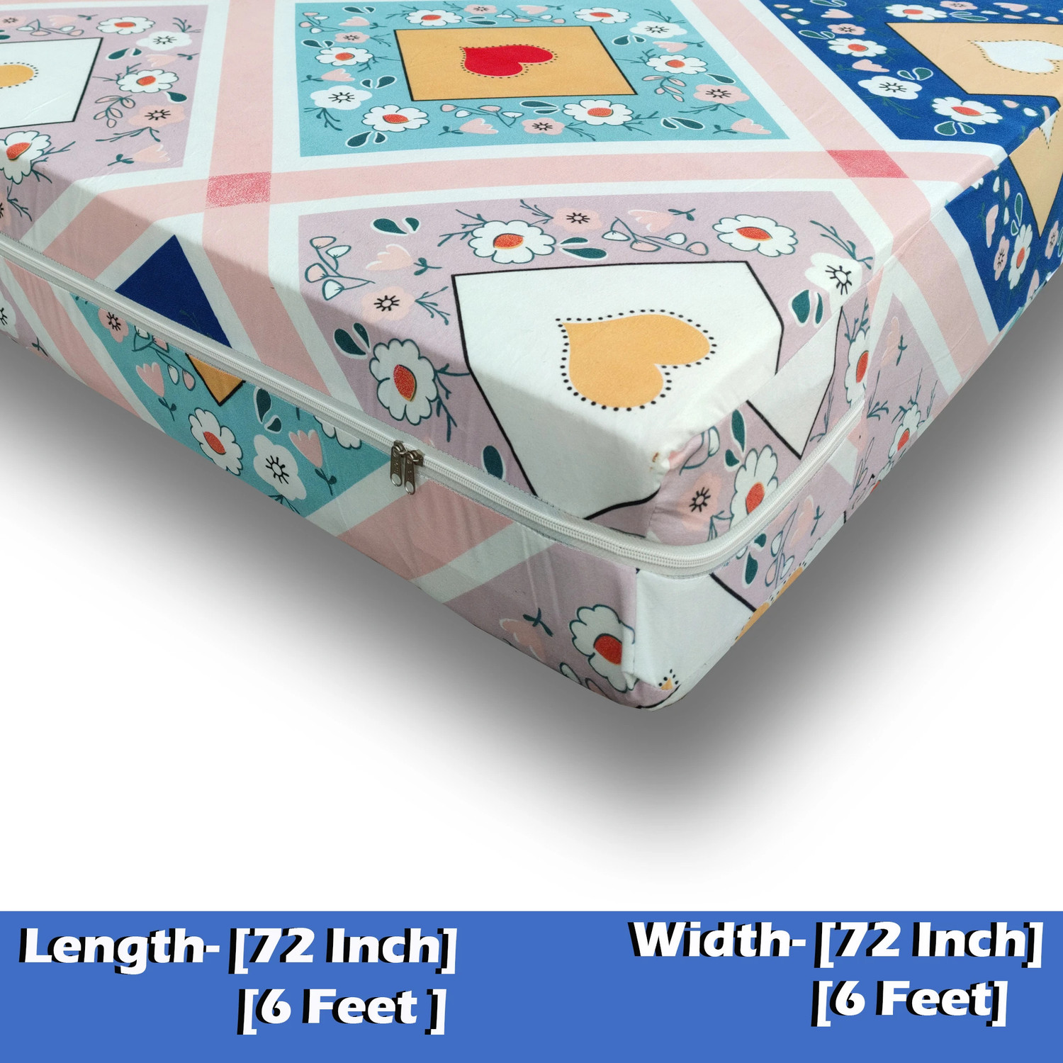 Image of wellfit King Size Zippered Cotton Breathable Mattress Cover