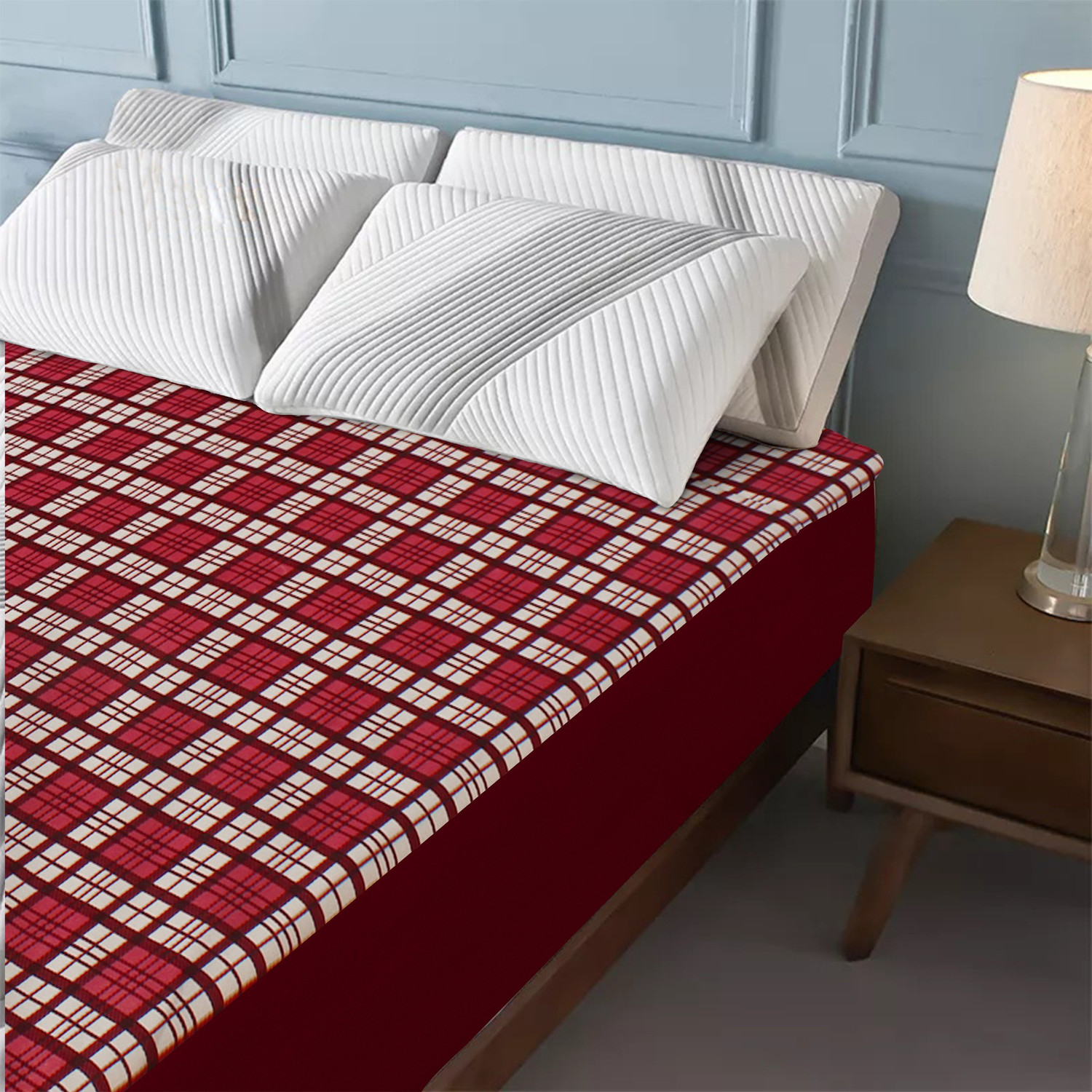 Image of Dream Care Single Size Fitted Terry Cotton Stretchable, Waterproof Mattress Cover