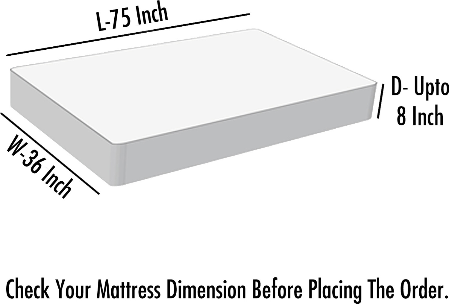 Image of Dream Care Single Size Fitted Terry Cotton Stretchable, Waterproof Mattress Cover