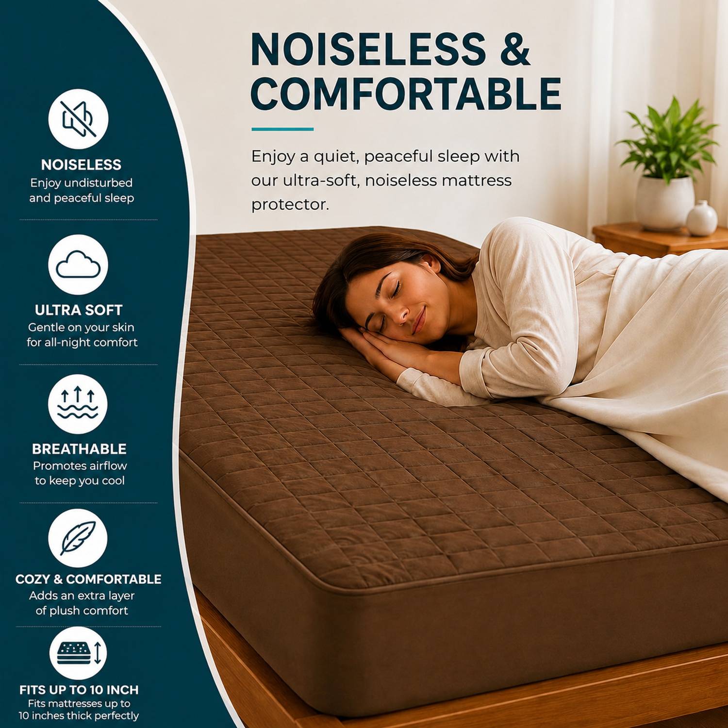 LA VERNE King Size Mattress Cover - Image 5