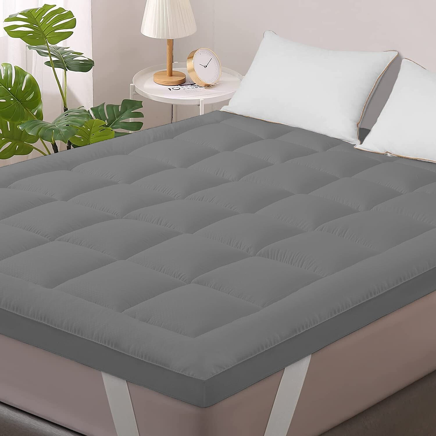 Image of Cashmera 2 inch (5.08 cm) King Size Microfibre Breathable, Waterproof Mattress Topper