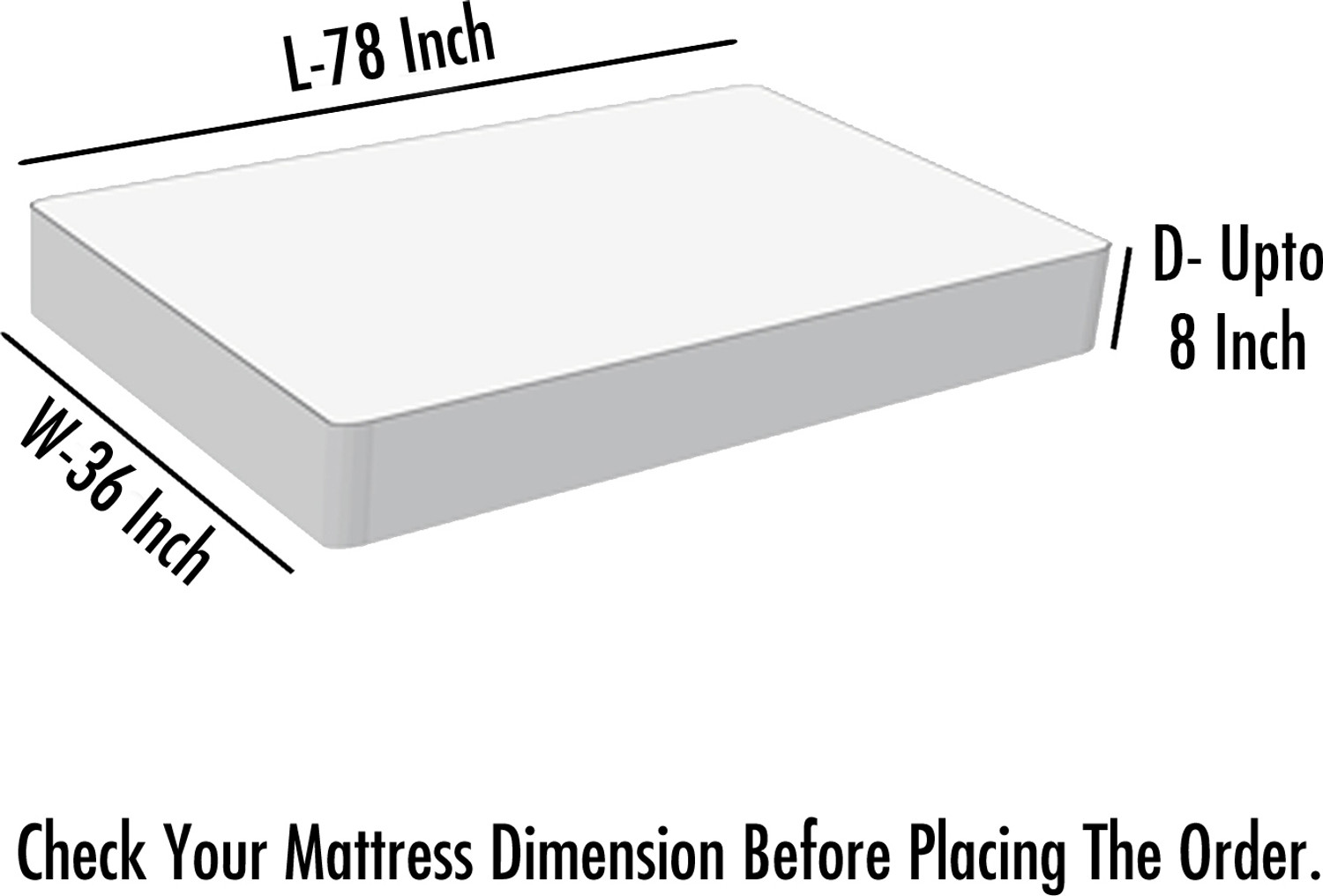 Image of Dream Care Single Size Fitted Terry Cotton Stretchable, Waterproof Mattress Cover