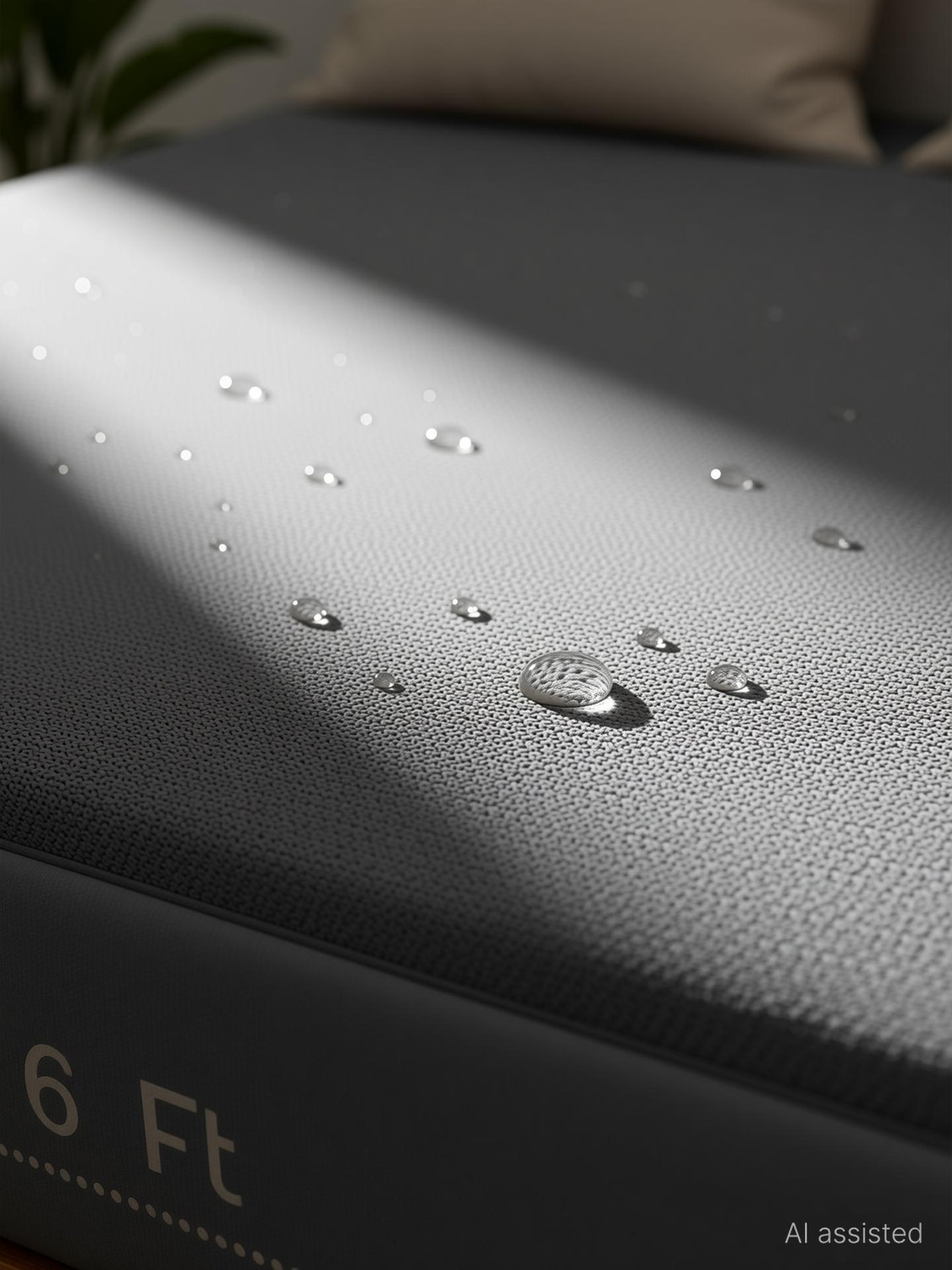 Image of Vastrora Double Size Fitted Terry Cotton Breathable, Stretchable, Waterproof Mattress Cover