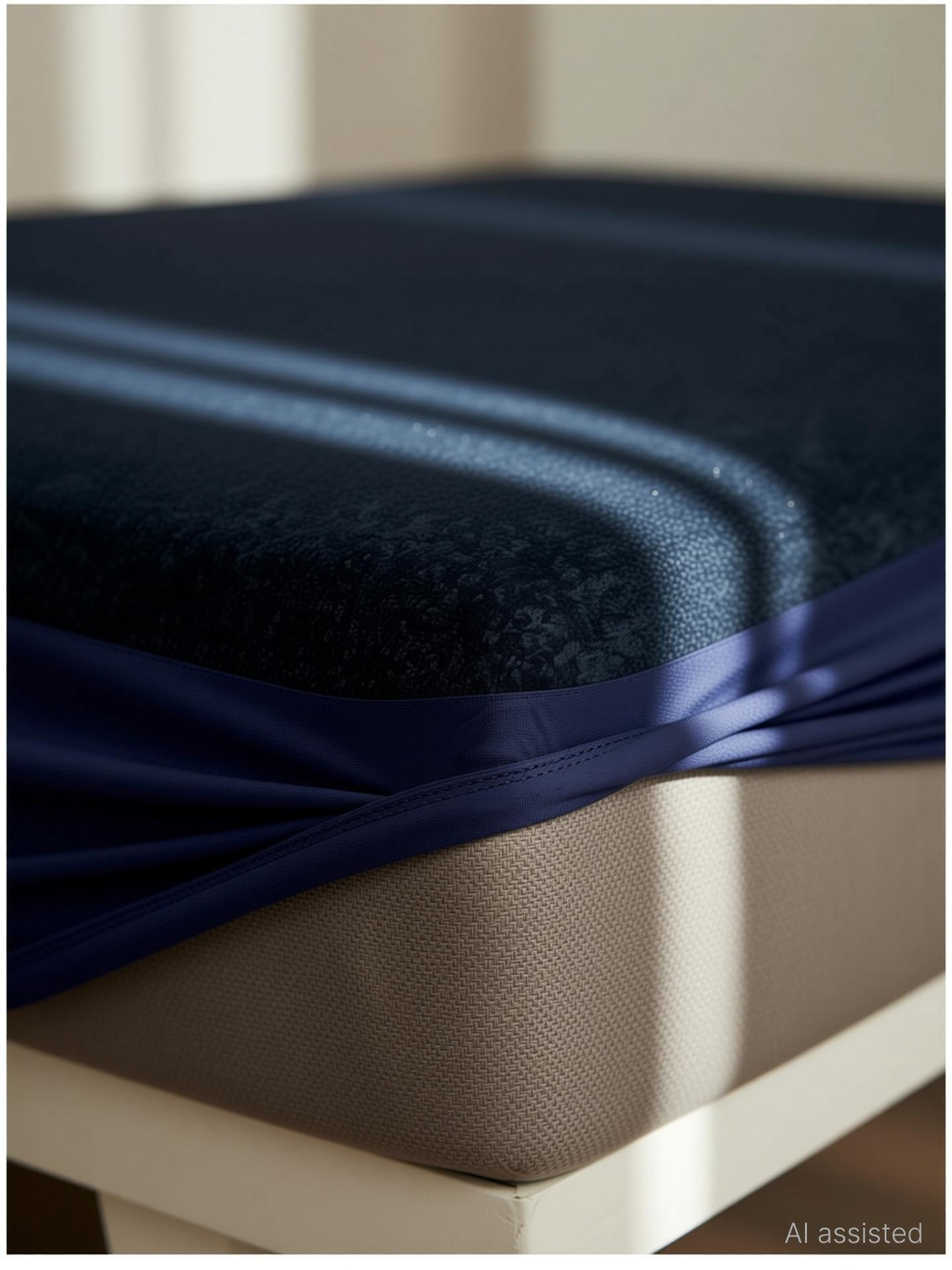 Image of Wakefit King Size Elastic Strap Polyster Waterproof, Stretchable, Breathable Mattress Cover