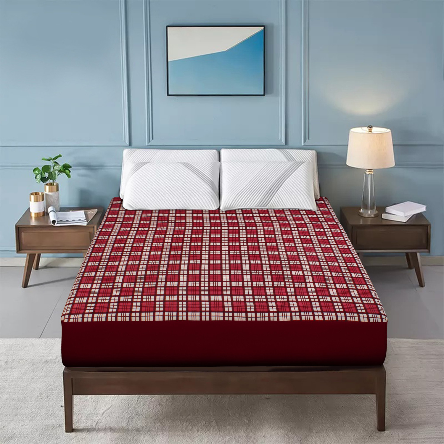 Image of Dream Care Single Size Fitted Terry Cotton Stretchable, Waterproof Mattress Cover