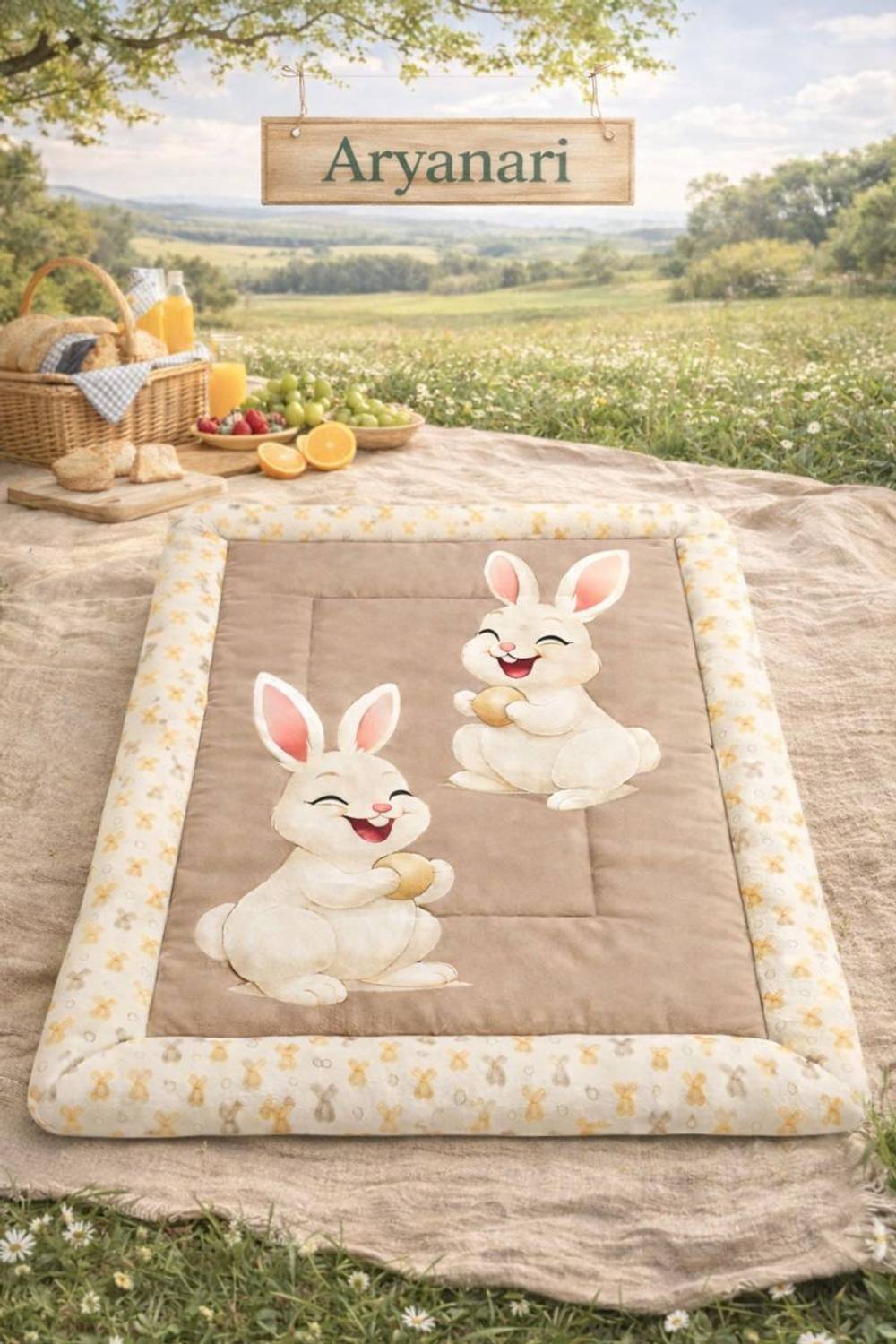 ARYANARI Ocean Mattress New Born Baby Bed |Godari | Sleeping Mattress