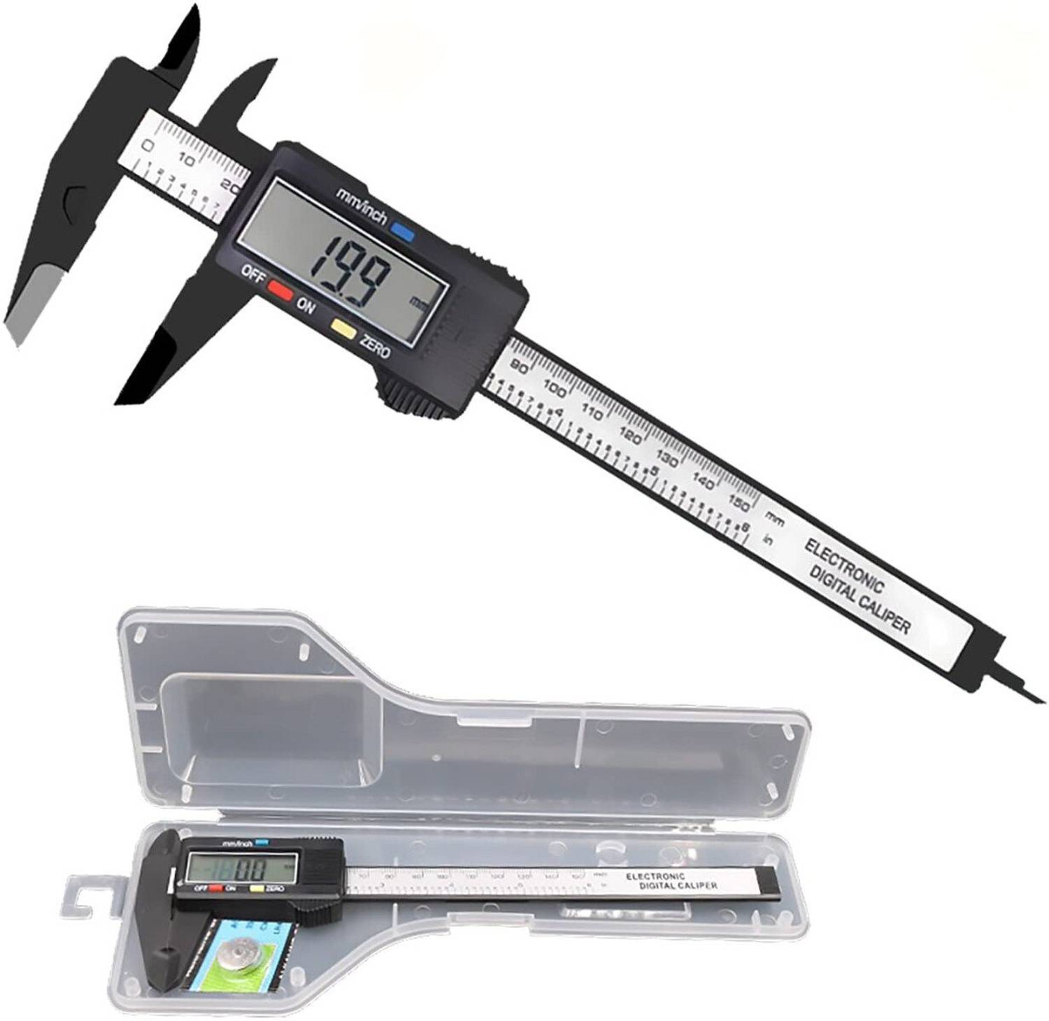 AVIRATH ENTERPRISE 6 Inch Digital Vernier Caliper with Digital LCD Screen | Vernier Caliper Vernier Caliper
