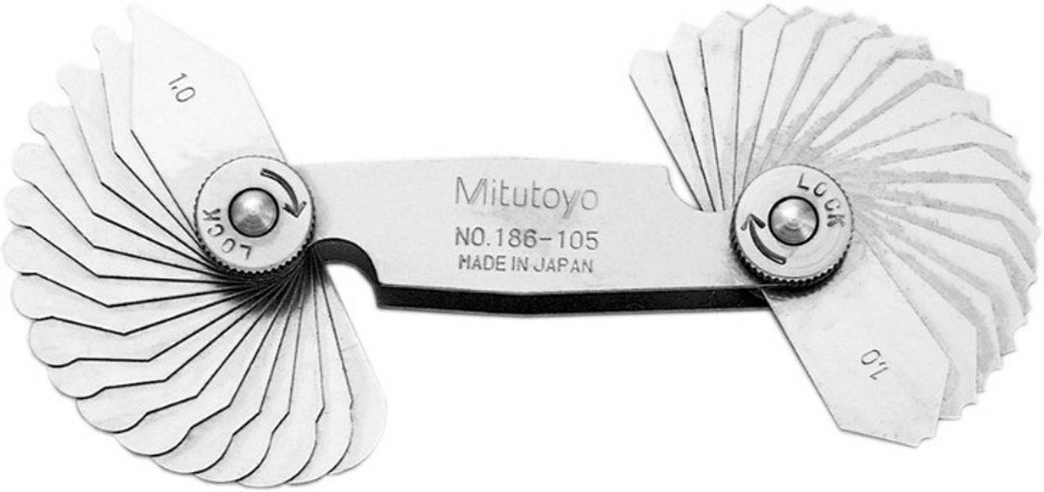 Mitutoyo Radius Gauge 186-105 Radius Gauge Price in India - Buy