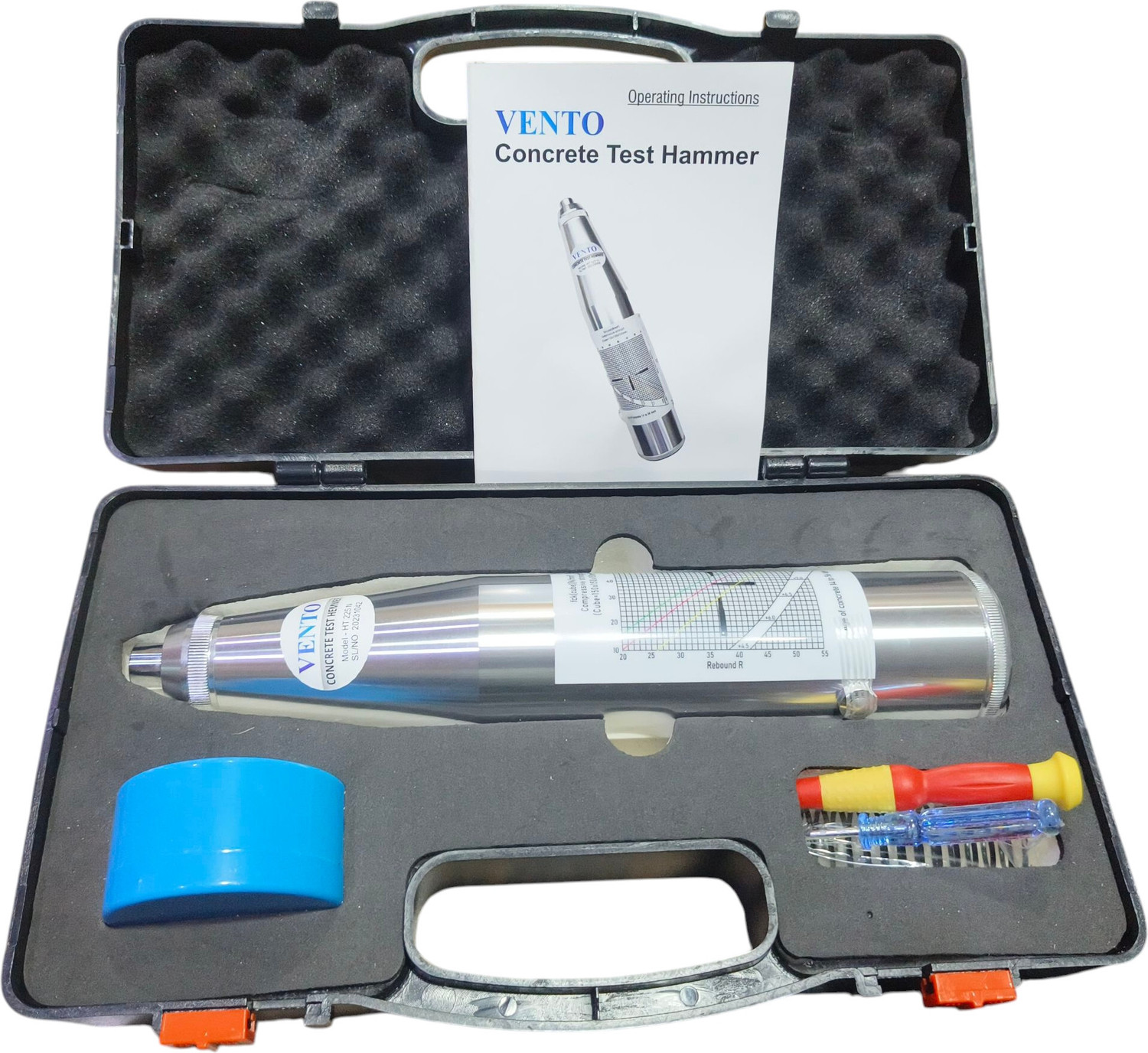 Image of Vento VENTO HT-225 N Rebound Hammer Concrete Test Height Gauge