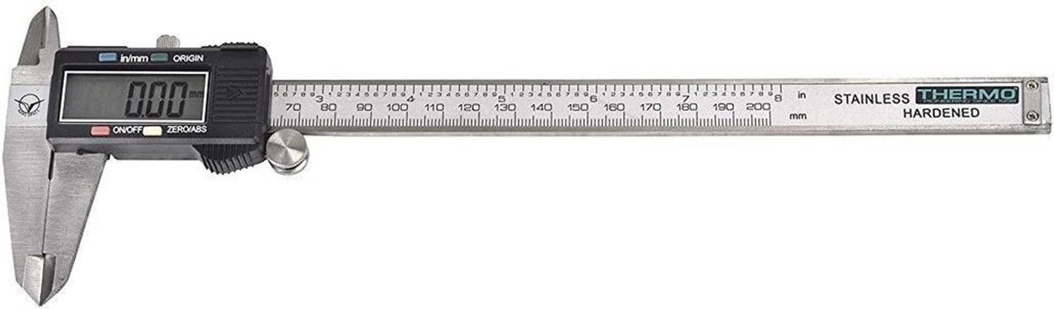 AEROSPACE Stainless Steel 8-inch / 200mm Digital Vernier Caliper/Micrometer Radius Gauge