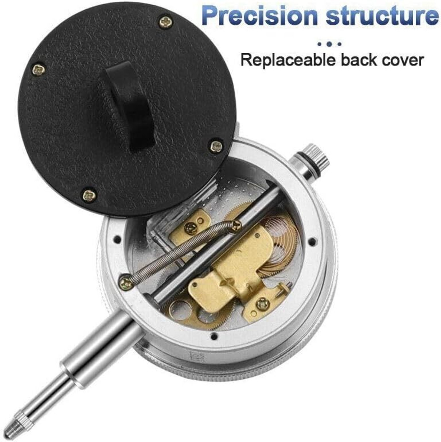 Image of ADAWAT Dial Indicator Gauge 0-10mm /0.01mm High Accuracy Measurement Instrument Tool Dial Indicator
