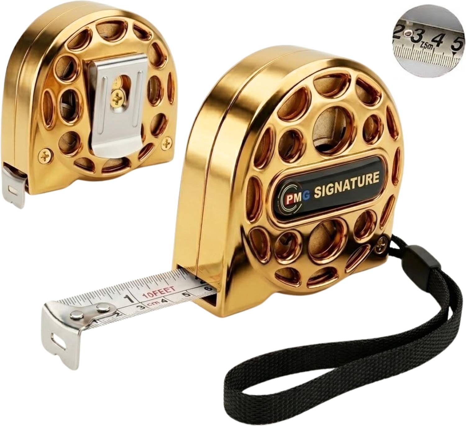 DANMI 5m Golden Steel Measurement Tape - Image 1
