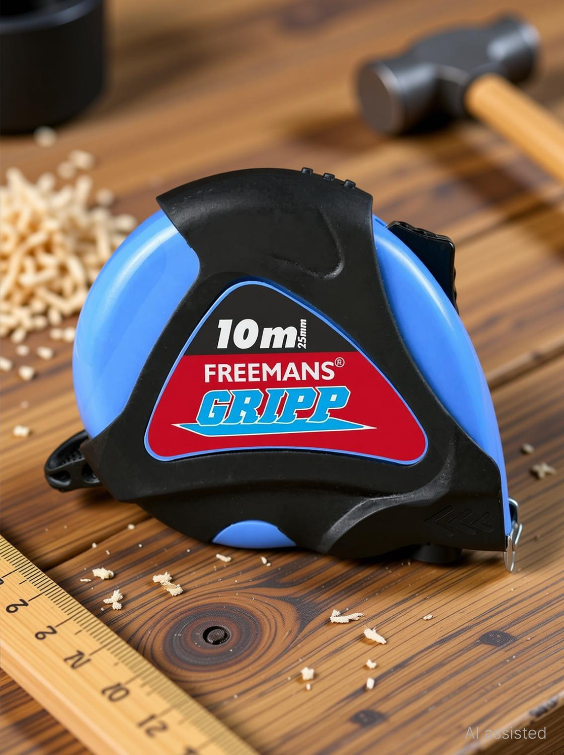 Image of FREEMANS GRIPP 10 M X 25mm Measurement Tape