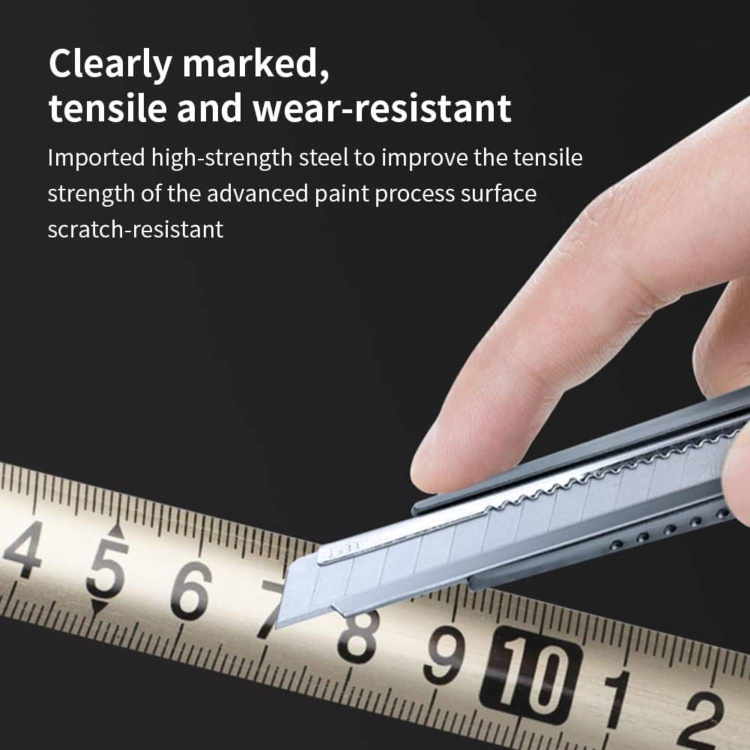 DANMI 5m Golden Steel Measurement Tape - Image 5