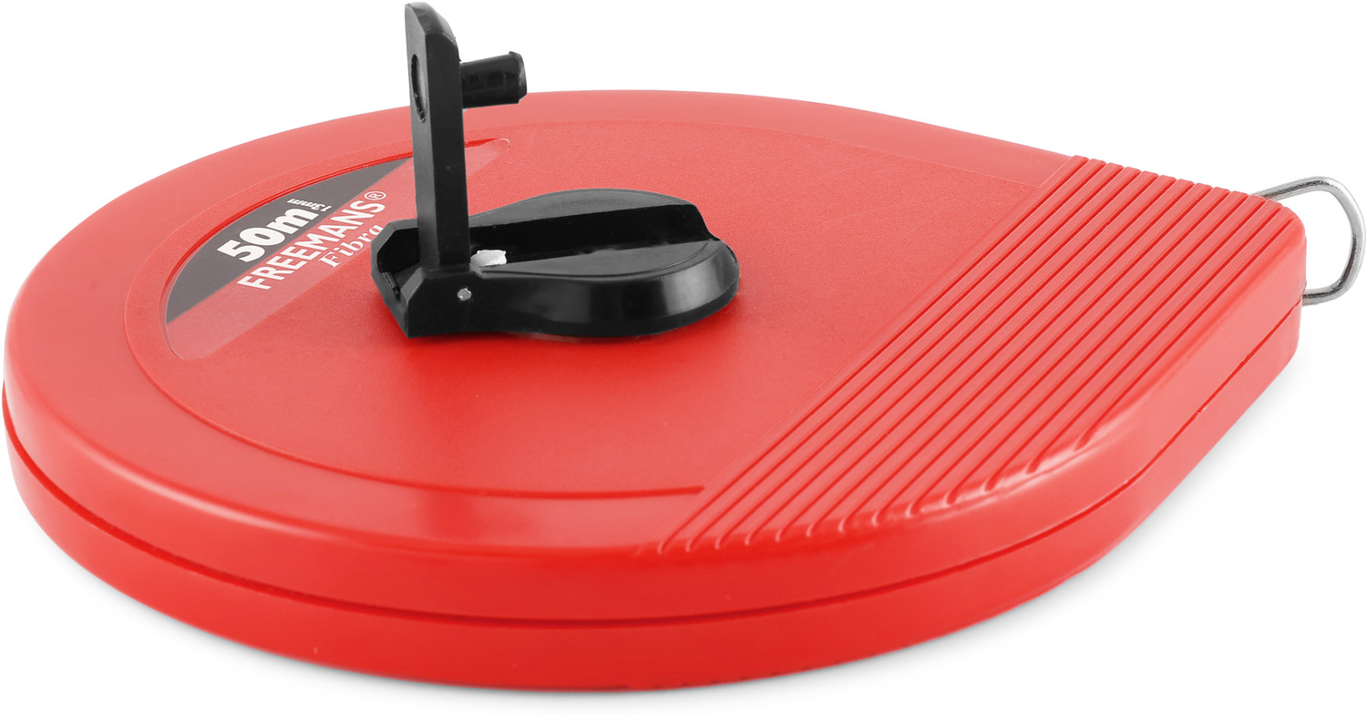 Image of FREEMANS FB-50 Fibra Fibreglass Measuring Tape 50 m:13 mm Measurement Tape (50 m)