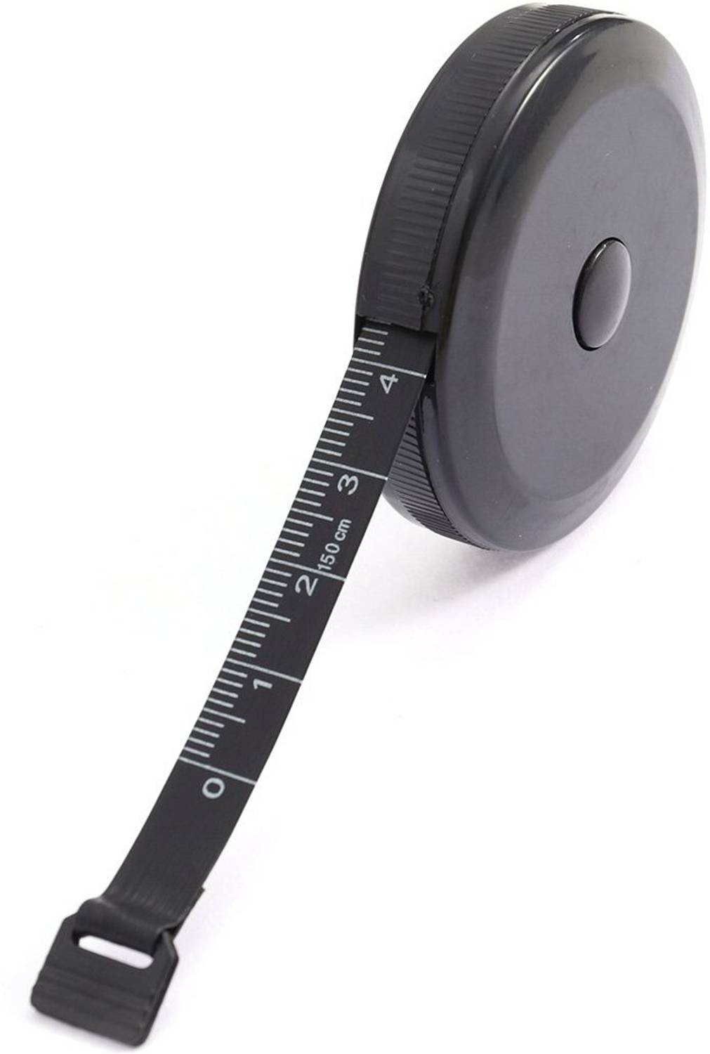 boxania Retractable Measuring Tape Soft Fabric Body Tape 60 inches (All Black) Measurement Tape