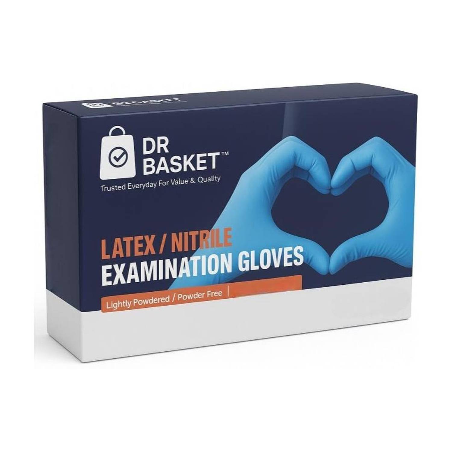 DR BASKET Medical Grade Exam Glove 4gm - Food Grade All-Purpose - Nitrile Examination Gloves