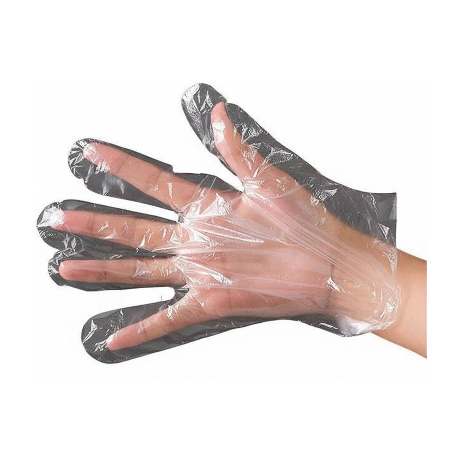 7SHIELD 100pc Disposable Hand Gloves For Kitchen, Salon, Hotel Polyisoprene Examination Gloves
