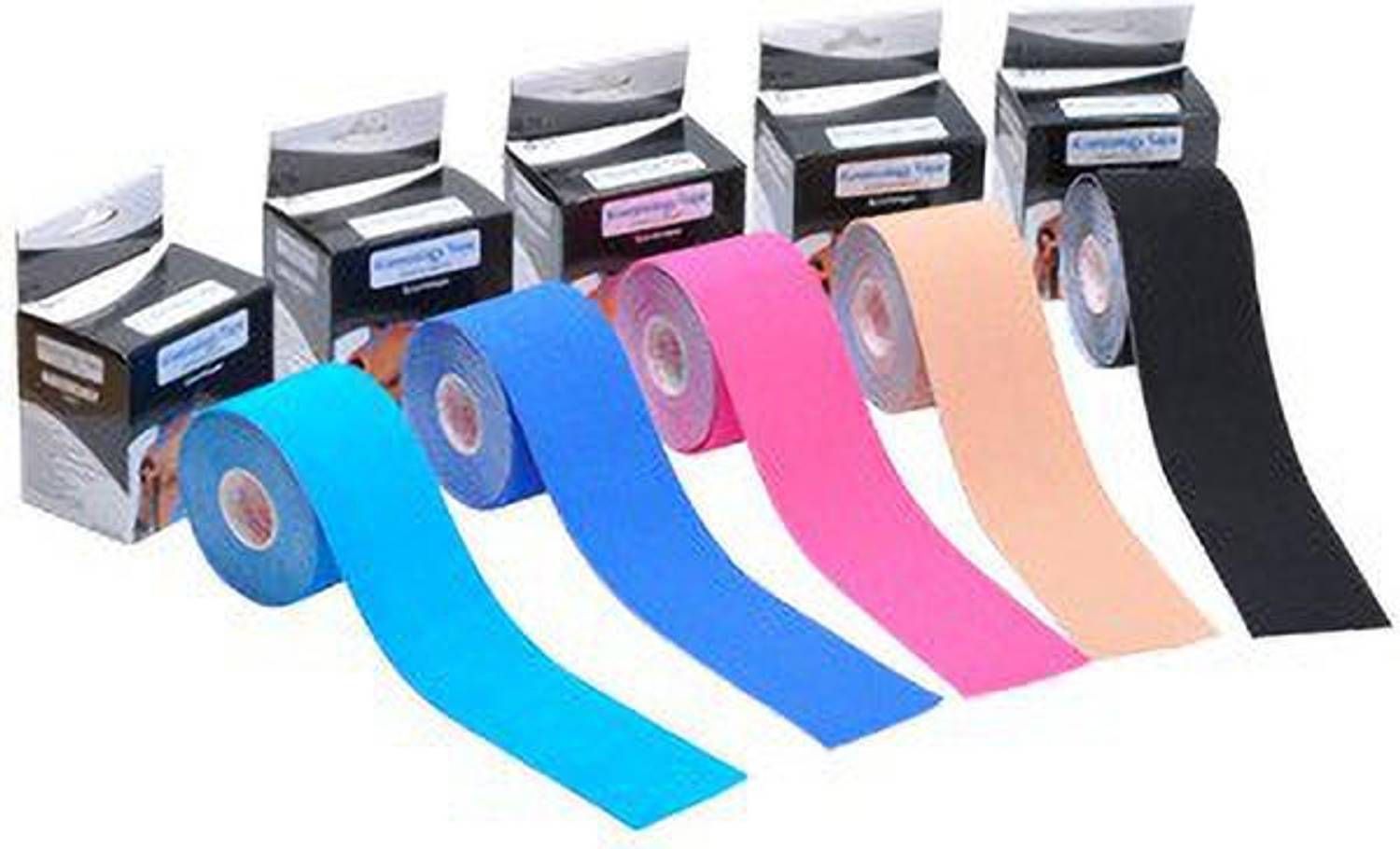 Biotronix K tapping ( pack of 5 pc ) Multicolor Size 5 cm x 5 mtr Medical Reacher & Grabber