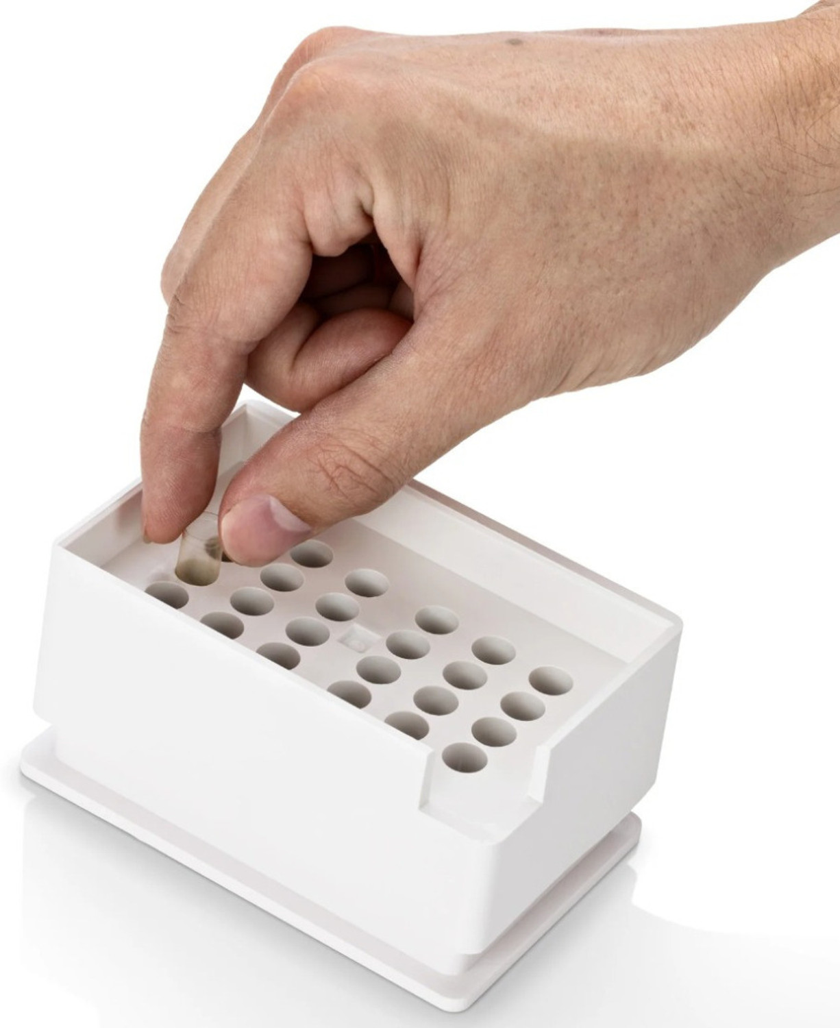 Image of PATCO 24 Holes- Capsule Filling Tray (Size 0 Capsules - 500mg Powder Filling) Reusable Medical Tray