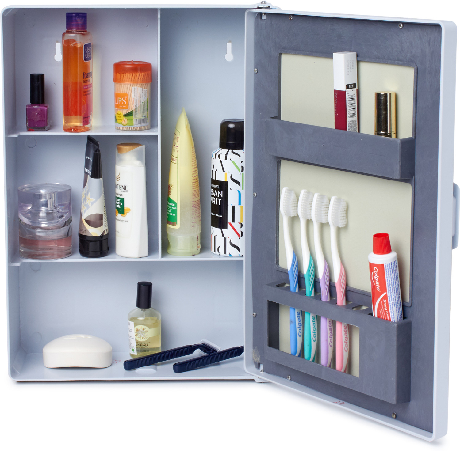 Image of Zahab Hifi Grey 12x16 Dual Mount Medicine Cabinet
