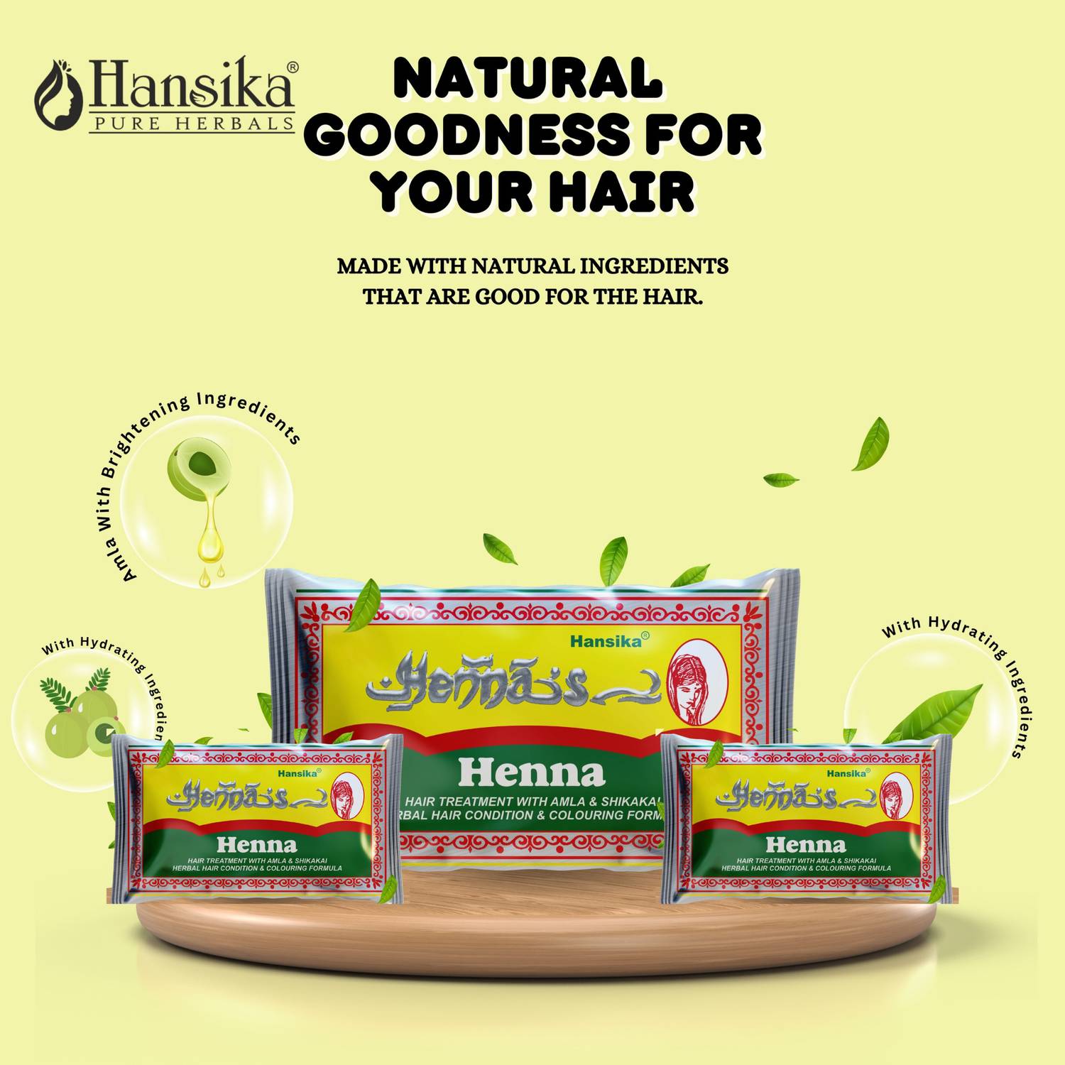 Hansika Hair Henna (each 125g) Natural Mehendi Price in India