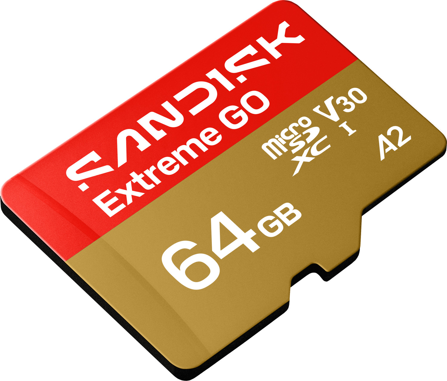 Image of SanDisk SDSQXGN-064G-GN6MN SANDISK Extreme GO microSDXC UHS-I Card 64 GB MicroSDXC Class 10 170 MB /s Memory Card Compatible with Mobile, Computer, Tablet, Camera, Gaming Console