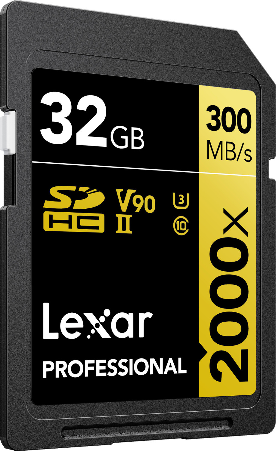 Image of Lexar LSD2000032G-BNNNG Professional 2000x 32 GB SDXC Class 10 300 MB /s Memory Card Compatible with Camera