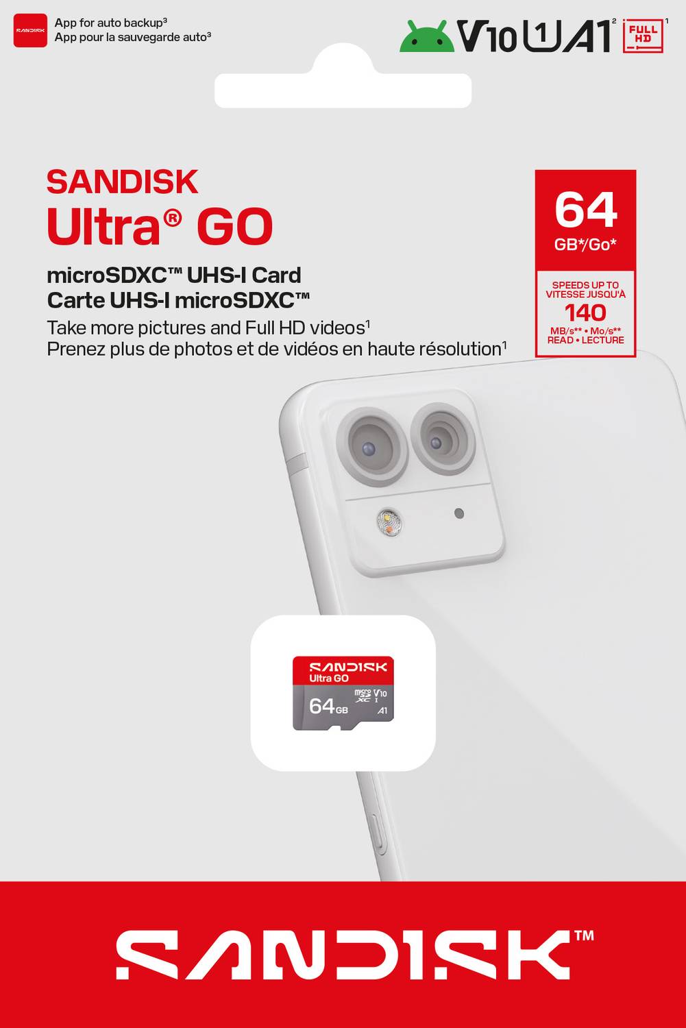 SanDisk Ultra Go 64GB microSDXC Class 10 - Image 4