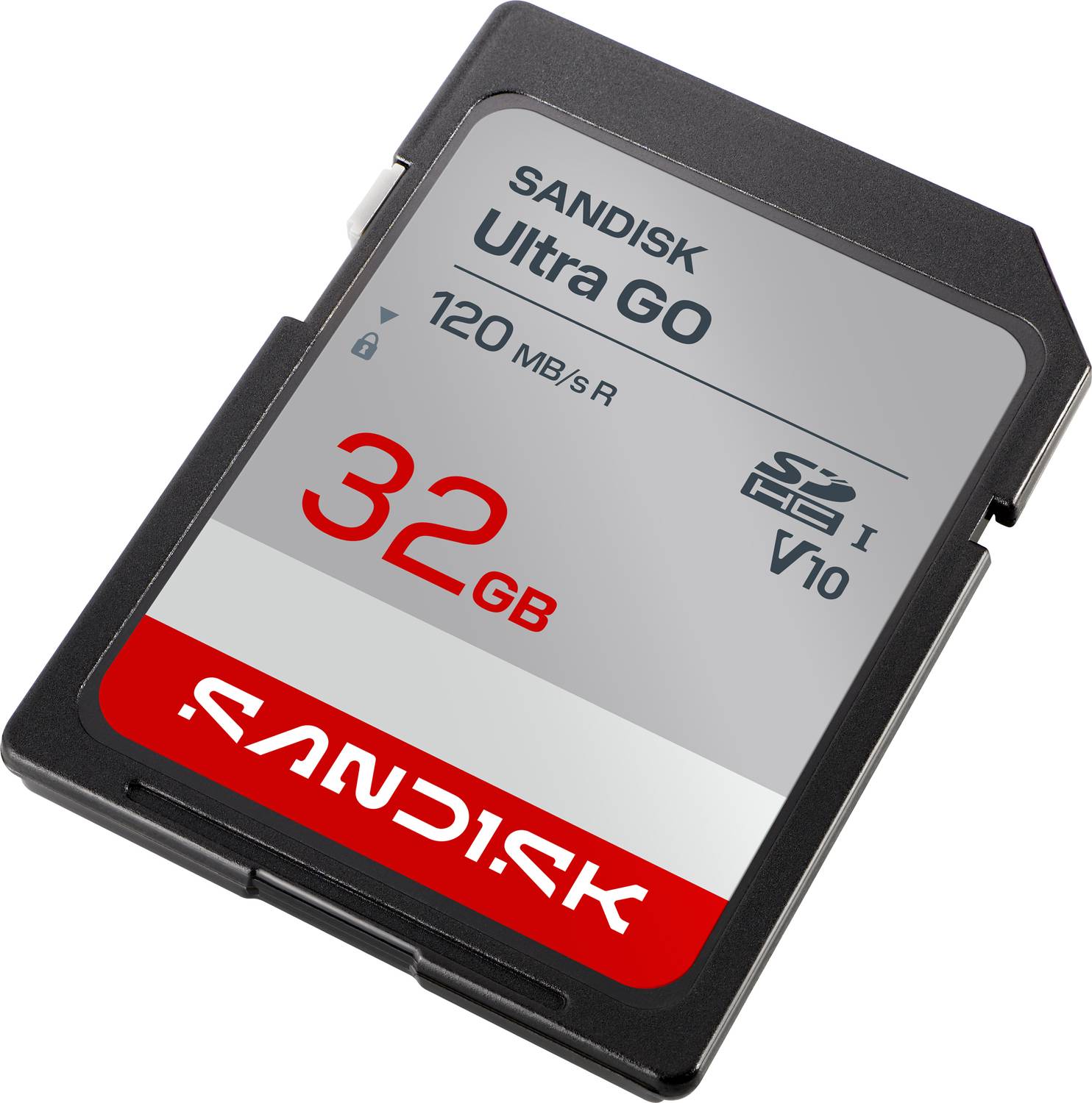 SanDisk SDSDUGN-032G-GN6IN SANDISK Ultra GO SDHC UHS-I Card and SDXC UHS-I Card 32 GB SDXC UHS Class 1 120 MB/s  Memory Card Compatible with Mobile, Computer, Tablet, Camera, Gaming Console