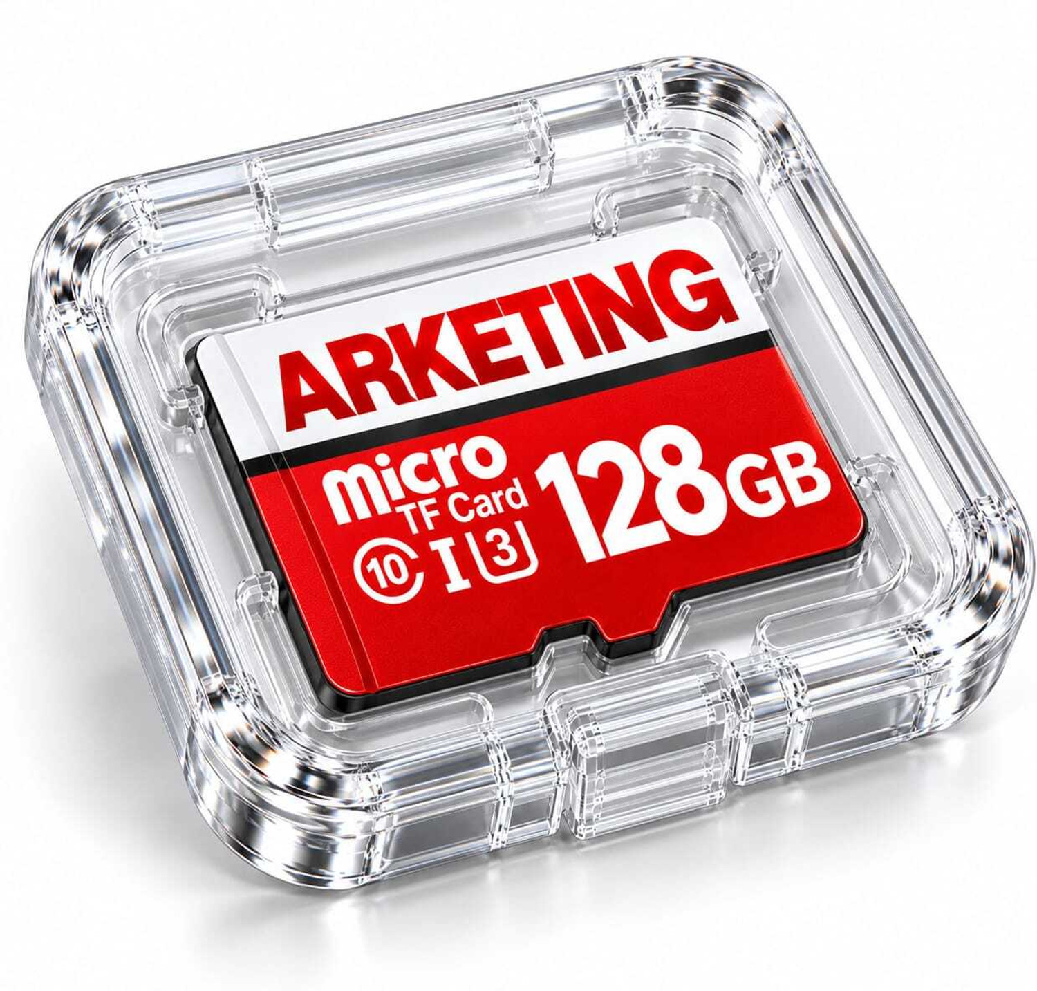 Image of ARKETING APREMIUM128 PREMIUM128 128 GB Extreme Pro SDHC Class 10 120 MB /s Memory Card Compatible with Camera, Computer, Gaming Console, Mobile, Tablet