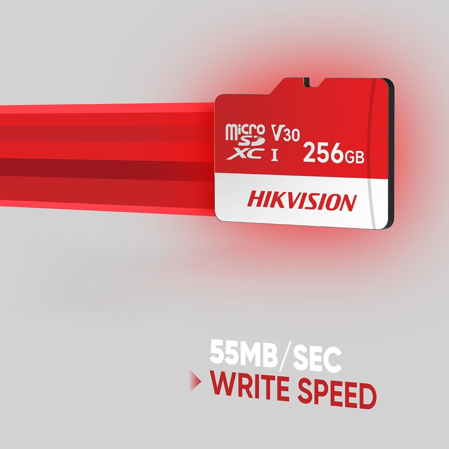 Image of HIKVISION HS-TF-D1(DZ) /256G /INDIA /WW V30 256 GB MicroSDXC Class 10 92 MB /s Memory Card Compatible with Camera, Mobile, Tablet