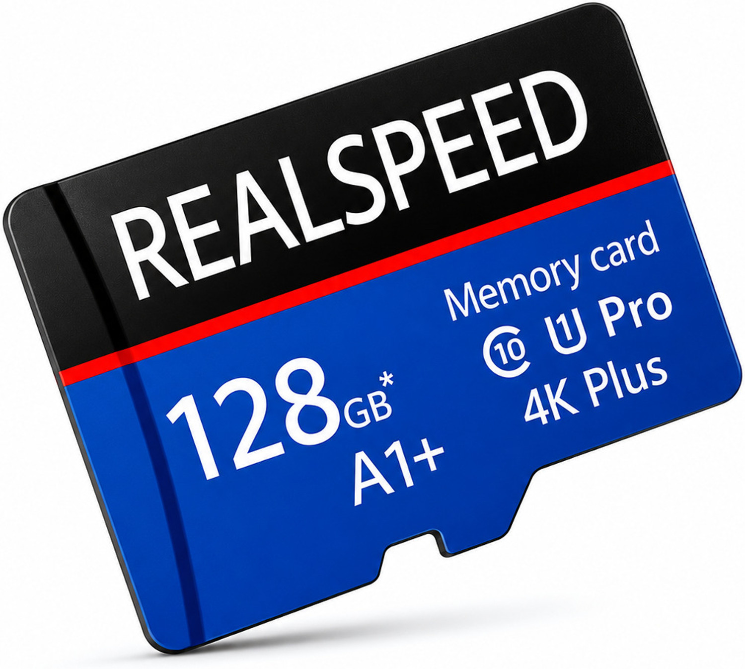 Image of Realspeed RSP128G 4K Plus 128 GB MicroSD Card Class 10 140 MB /s Memory Card Compatible with Computer, Gaming Console, Mobile, Tablet