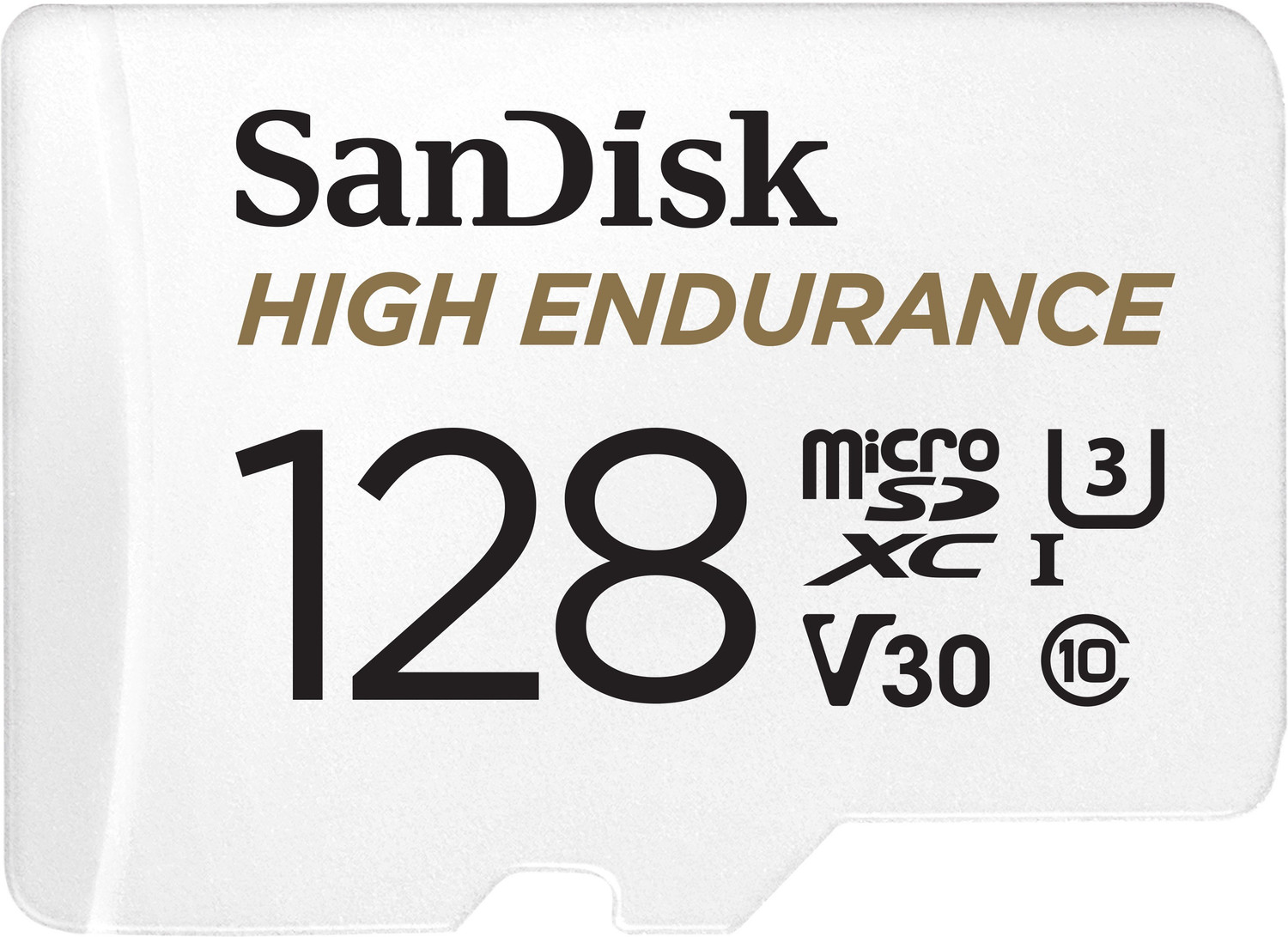 Image of SanDisk SDSQQNR-128G-GN6IA High Endurance 128 GB MicroSD Card Class 10 100 MB /s Memory Card Compatible with Camera, Mobile