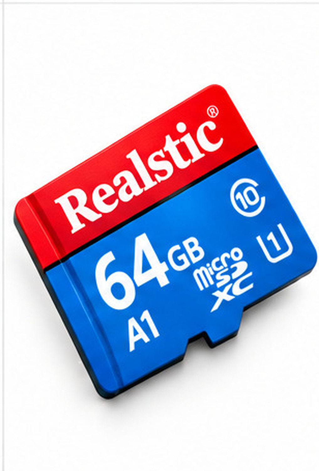Image of Realstic A1 64 GBpp MicroSpD Card Class 10 130 MB /s Memory Card A1 64 GB MicroSD Card Class 10 50 MB /s Memory Card Compatible with Camera, Computer, Mobile, Tablet, Gaming Console