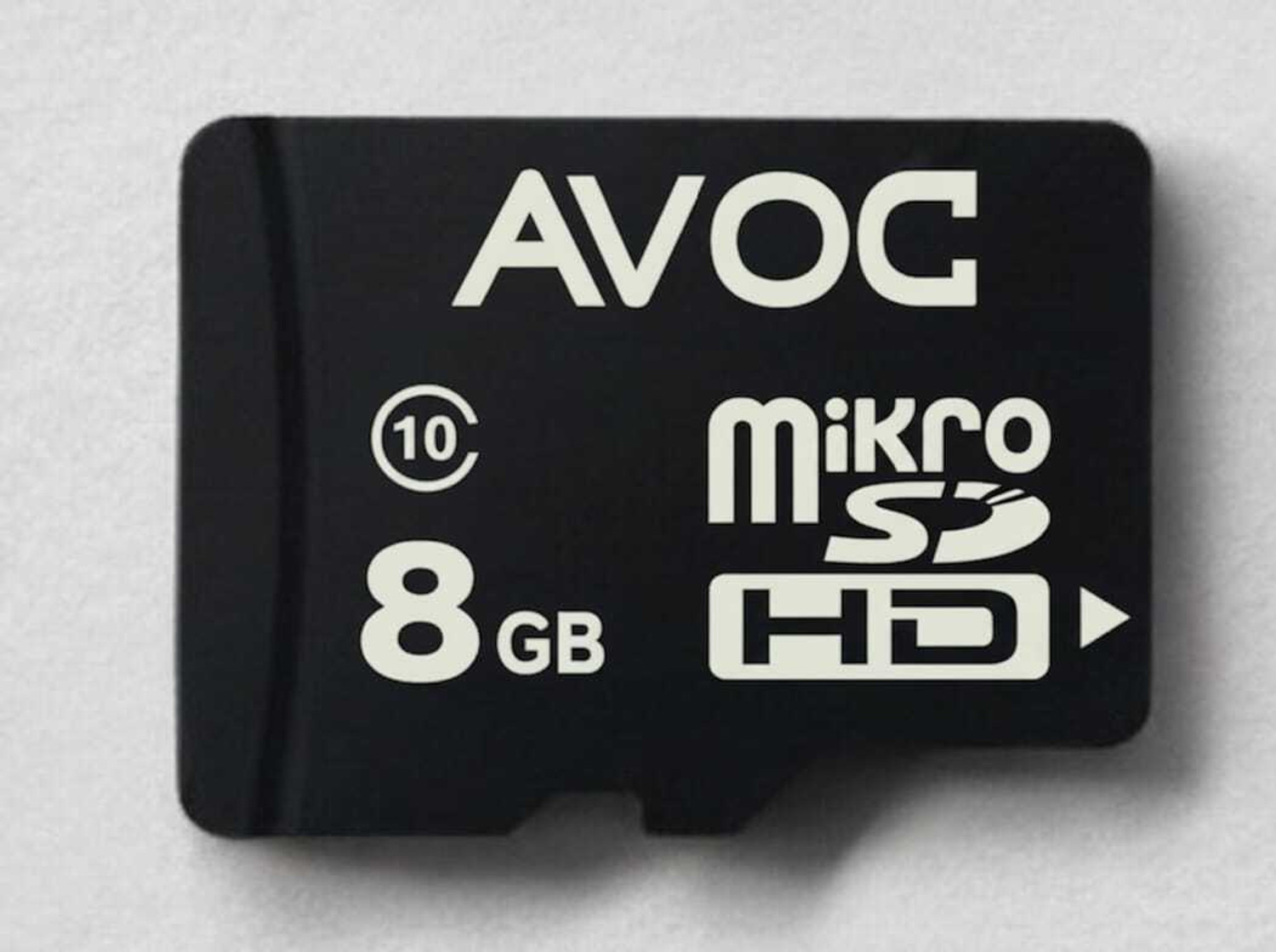 Image of AVOC FLASH A02 MIKRO 8 GB MicroSD Card Class 10 20 MB /s Memory Card Compatible with Camera, Camera, Gaming Console, Mobile, Tablet